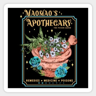 Doodle Poison Maiden Services Sticker